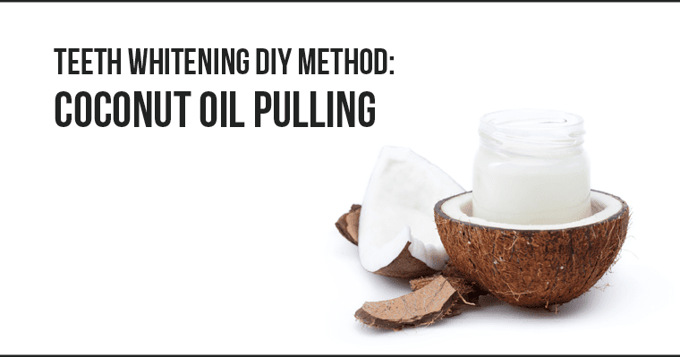 DIY whitening oil pulling