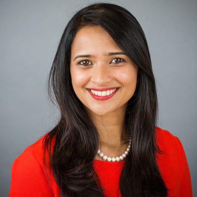 Portrait of Dr Shreya Jumani, a dentist at Redmond Signature Dentistry